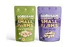 GoodSAM Organic, Non-GMO, Direct Trade, Vegan, Raw Macadamia and Brazil Nuts, Bundle, 8 Oz each