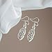 Imagen de ZARZAMORA Pendientes Mujer Celtas Bohemio Vintage en Plata Tibetana Acabado Antiguo- Aretes Colgantes Largos Diseño Trinqueta Nudo Celta y Gancho de Acero Inoxidable