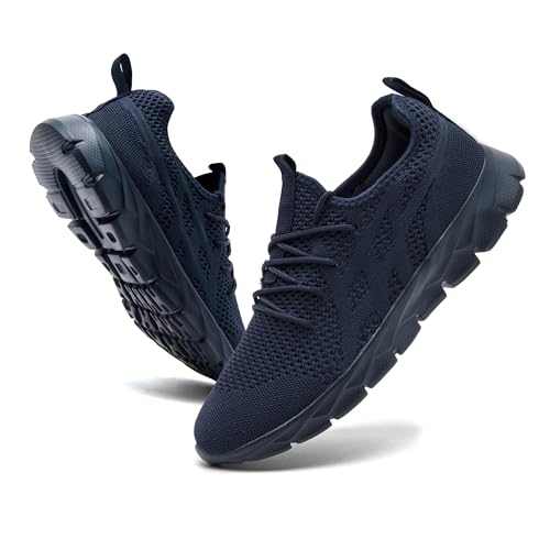 Image of DLWKIPV Mens Running Shoes Sneakers Non Slip Slip On Tennis Lightweight Athletic Cushioned Comfort for Walking Gym Fitness & Daily Training Leisure Sports