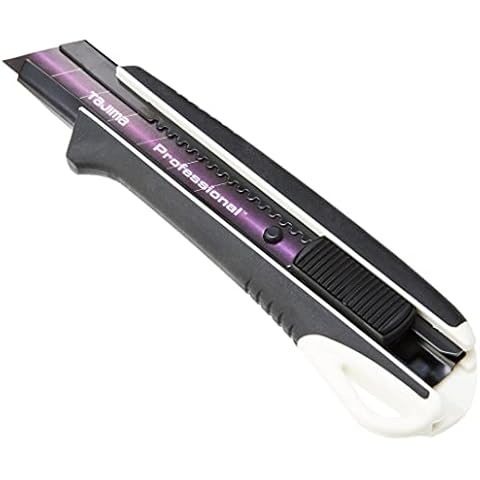 Tajima DC660W"Razor Black" Cutter Knife with Auto Blade Lock, Black/White Cover