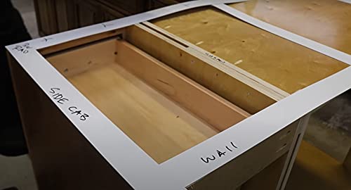 Stone Coat Countertops Template Material Kit 20 Strips, Create Custom Templates for Kitchen Counters, Showers, Cabinets, and Tables, Ideal for DIY Epoxy Resin and Woodworking Projects