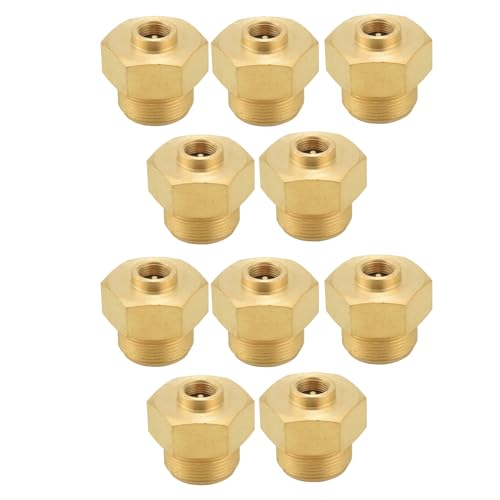 Cwmiibili 10X Outdoor Gas Refill Adapter Camping Stove Gas Cylinder Stove Converter Accessoriesfor MAPP Gas Refill Adapter