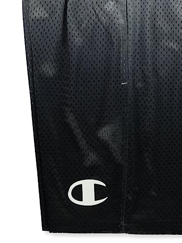 Champion Big Boys Pull-On Performance Mesh Athletic Shorts, Ombre Concrete/Black, Medium4