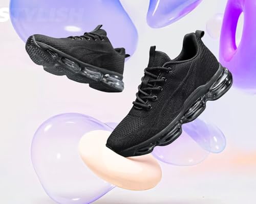 Image of Kapsen Womens Walking Running Shoes Air Cushion Breathable Fashion Tennis Sneakers Mesh Workout Casual Athletic Sports Gym