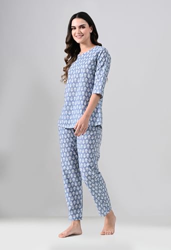 Image of Ichaa Cotton Women Night Suit Set