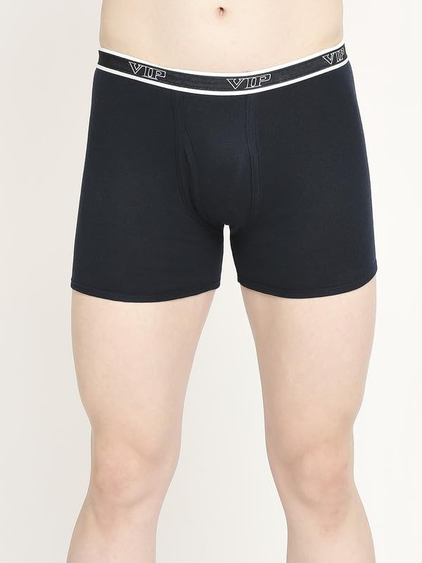 Image of VIP Advanta 100% Ribbed Cotton Fabric Trunk Combo Set for Mens with Covered Elastic Waistband