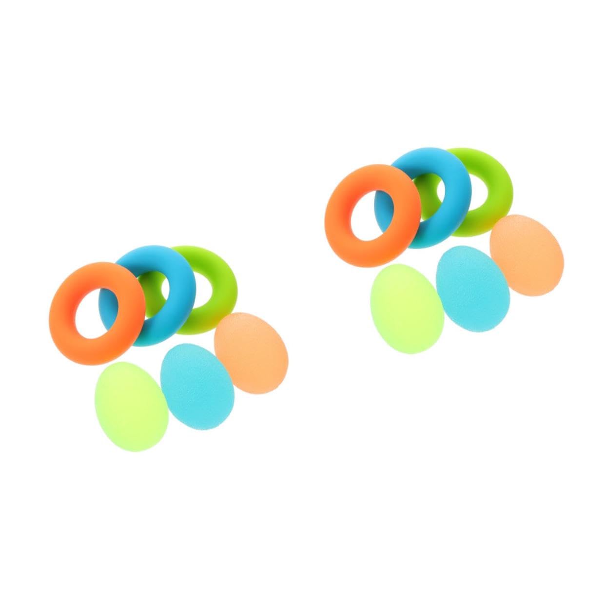 FRCOLOR 2 Sätze Griff kreis Griff ball fingerkraft trainer handtrainer fingertrainer hand massager Elektrowerkzeuge Fixierwerkzeuge Abs runde Griffkugeln handfitness greift bälle Kieselgel