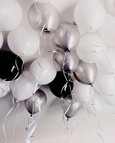 Image of PartyWoo Silver Iridescent PVC Plastic Curling Ribbon, 500 Yard, Ideal for Gift Wrapping, Crafts, Balloons, Flowers, Versatile Occasion, Birthday, Decorative Ribbon Trim, 9060