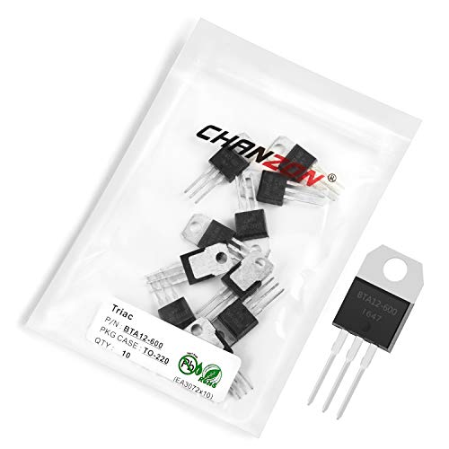 Ya en mundofriki.es: Chanzon 10 piezas BTA12-600 TO-220 Triac 12A Transistor