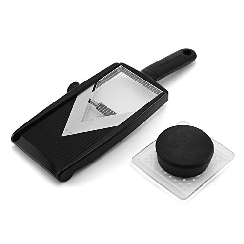 KitchenAid KC312OHOBA Adjustable Hand-Held V-Blade Mandoline Slicer