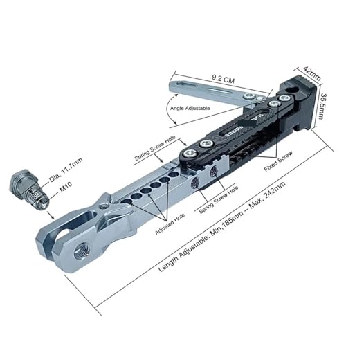 Béquille universelle moto empêche la chute du scooter support réglable - 4