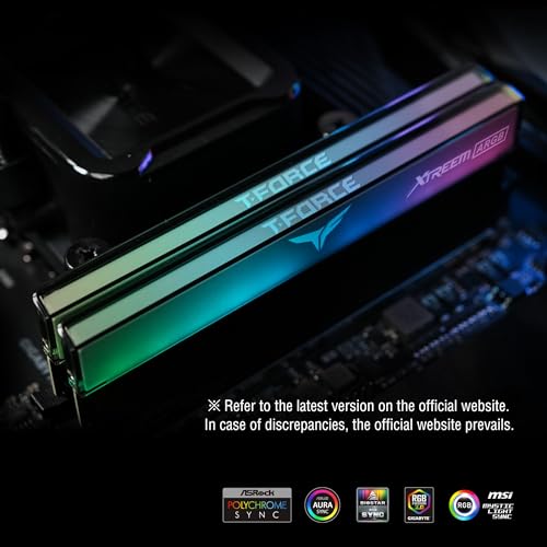 Image of TEAMGROUP T-Force XTREEM ARGB DDR5 Ram 32GB (2x16GB) 8000MHz PC5-64000 CL38 Desktop Memory Module Ram for 600 700 Series Chipset XMP 3.0 Ready Black FF9D532G8000HC38DDC01