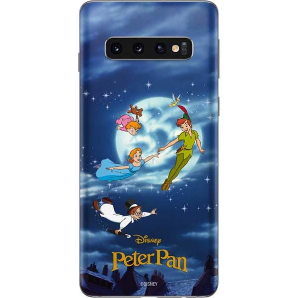 Skinit Decal Phone Skin Compatible with Galaxy S10 - Officially Licensed Disney Peter Pan Wendy and The Boys to Neverland Design