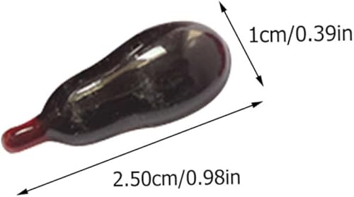 Miniatura 7 de Toyvian 20 piezas de píldora de sangre para vómitos, juguetes de Halloween, accesorios de graduación, juguetes de maquillaje, cápsulas de sangre de