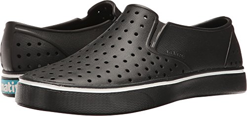 Native Shoes, Miles, Chaussures pour adulte, Jiffy Black/Jiffy Black, 6 Women/4 Men