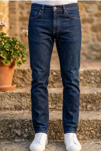 Image of Louis Philippe Men's Slim Fit Stretch Fabric for Comfort Premium Wash Aesthetic Authentic Twill and Durable Jeans
