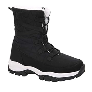 1 Par Botas De Neve Bota De Neve De Inverno Feminino Bota Antiderrapante Quente Botas Femininas De Pelúcia Botas Curtas De Neve De Inverno Tubo Médio Mulheres Sapatos Quentes