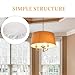 Gadpiparty Hanging Lamp Shade Diffuser Light Diffuser Cover for Table Desk Lamps Versatile Shading Tool Easy Installation Fits Lampshades for Chandeliers Lighting Decor