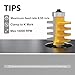 Newdeli Finger Joint Router Bit 1/4 Inch Shank Bearing Reversible Finger Joint Router Bits Carbide Joinery Wood Milling Cutter Glue Joint Tool Set for DIY Door Table Cabinet Shelve Furniture