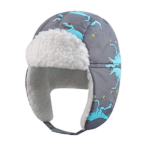 Image of BAVST Winter Trapper Hat for Boys Girls Waterproof Warm Baby Toddler Ushanka Fleece Beanie Hats for 6M-6T