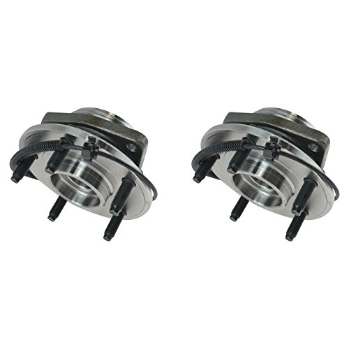 Image of TRQ Front Left and Right Wheel Bearing and Hub Assembly 2 Piece Set Compatible with 2007-2017 Jeep Wrangler JK