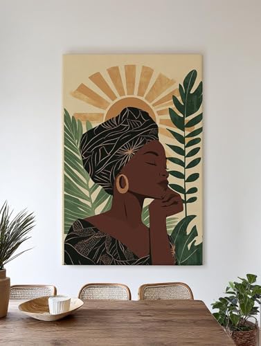 Impression d'art abstrait lianyibo sur toile de style olive - 2