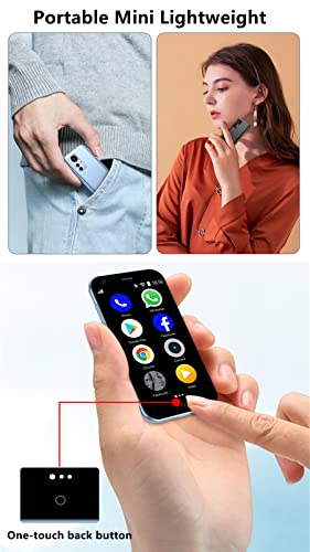 Mini Smartphone Unlocked 1Gb Ram 8Gb Rom Small Cell Phones, 2.5'' Touch Screen Quad Core Android Tiny Phone/3G/Wifi/Dual Sim/Hd Camera/Google Play Mobile Phone (Green) #TOP6