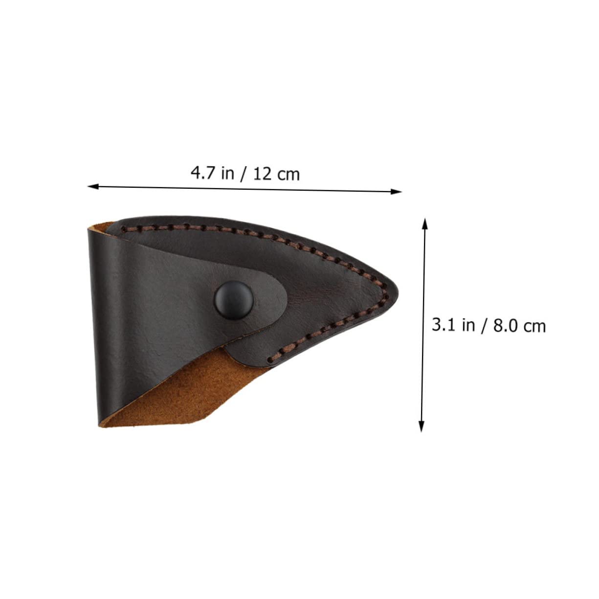 BESPORTBLE Ax Blade Protective Cover Hatchet Head Protective Sleeve Leather for Outdoor