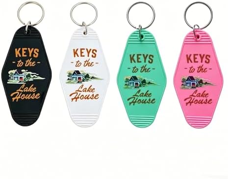 Lake House Keychain Bulk Keys To The Lake House Key Chain Motel Key Ring New Home Key Chain image 5
