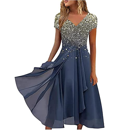 Dyhxuan Abendkleider Elegant Für Hochzeit Damen Kleider Spitzenkleid...