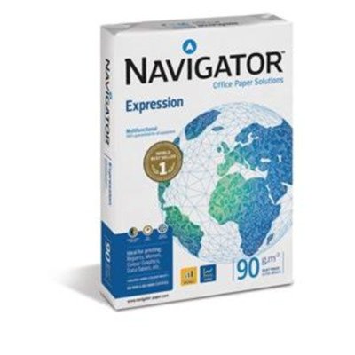 Navigator Inkjet Paper Extra Smooth Uncoated Ream-Wrapped 90gsm A4 White Ref NEX0900024 [500 Sheets]
