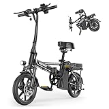 🚴POWERFUL MOTOR: Bring you unmatched power with the high-performance 750W peak motor on F1PRO electric bike for adults. Boost a top speed of 22 MPH, this adult city ebike provides strong and smooth power delivery, making uphill climbs effortless. 🚴LA...