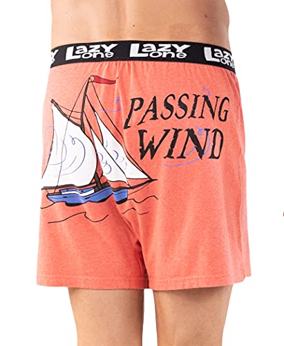 Lazy One Funny Boxers, Novelty Boxer Shorts, Humorous Underwear, Gag Gifts for Men, Sail Boat, Nautical, Gas, Fart (Passing Wind, X-Large) - Image 3
