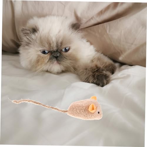 Ratones de felpa para gatos TOYANDONA 12 juguetes para el salón de casa 7