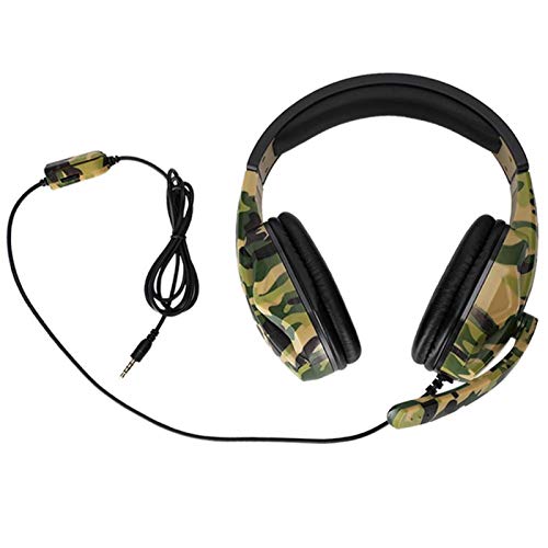 Huidvriendelijke oorkappen Verstelbare hoofdband Gaming Koptelefoon Gaming Headset Competitieve gaming, game-accessoire, voor PS4(Camouflage) - Afbeelding 4