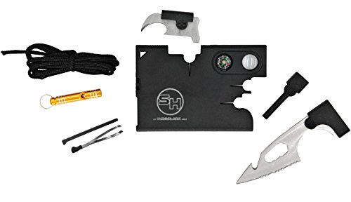 Tactical Credit Card Wallet Tool with Emergency Whistle and Gift Box