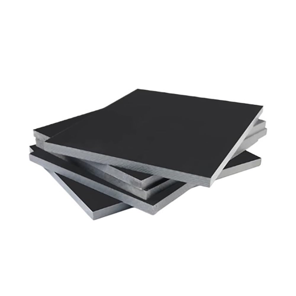 Black Plate Phenol Formaldehyde Plastic Sheets, Square/Rectangle Reliable Electrical Antistatic Sheet 1pc(12x100x100mm)