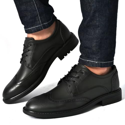 Image of Arkbird Mens Dress Shoes, Lace Up Leather Oxford