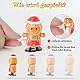 EDWINENE Weihnachts-Aufziehspielzeug für Kinder&Erwachsene-8 Stück Uhrwerk Lauf- und Springspielzeug für Weihnachtsstrümpfe und Geschenktütenfüller (8)