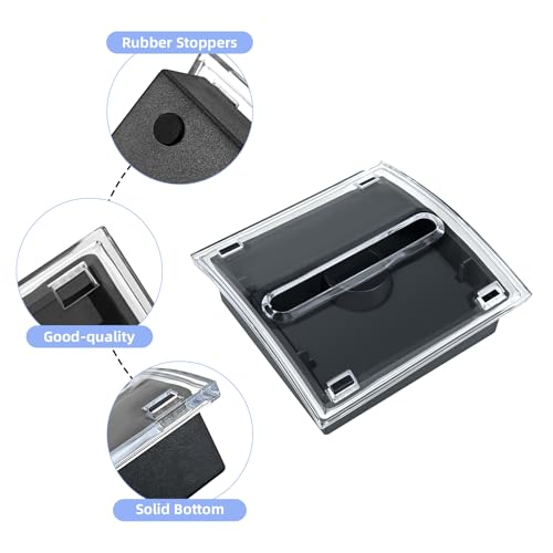 Distributeur de notes avec base noire lestée, support pop-up compact 7,6 x 7,6 cm - 3