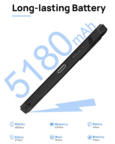 Doogee S61 Pro Rugged Smartphone (2022) - 20Mp Night Vision Unlocked Android Phones - 8Gb+128Gb - Android 12 - Ip68 Waterproof Rugged Phone Outdoor- 5180Mah Battery - 6.0" Ips Hd- Dual Sim 4G - Nfc #TOP5
