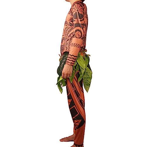 Feeaa UNKNOWN Maui Tattoo T Shirt/Pants Halloween Adult Mens Women Cosplay Costume  thumb #3