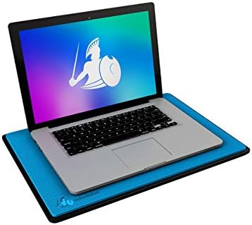 DefenderPad Laptop EMF Radiation Protection & Heat Shield by DefenderShield - EMF Blocker Lap Pad & 5G Protector Computer Lapdesk Compatible with up to 17" Laptop, Chromebook, MacBook (Blue)