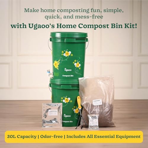 Image of Ugaoo Home Compost Bin to Convert Kitchen Waste Into Fertilizer, 20 Litre (Set of 1)