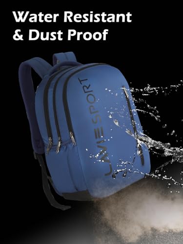 Image of Lavie Sport Engrave 34 litres Casual Backpack with Laptop Sleeve | Unisex Casual Bag for Men & Women