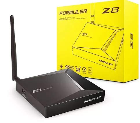 FORMULER Z8 Android Dual Band 5G Gigabit LAN 2GB RAM 16GB ROM 4K Smart Learning Remote with IR