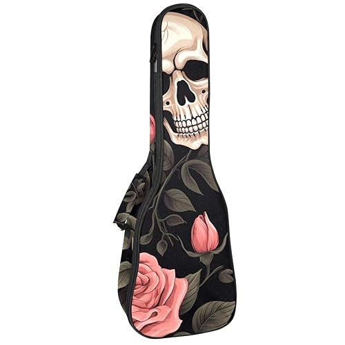 Waterproof Oxford Cloth Ukulele Bag Fairy with Bird and Flower Durable & Stylish Ukulele Case with Storage Skull Rose Print - Les Beatles, Paul McCartney, John Lennon, RIngo Starr, George Harrison Waterproof Oxford Cloth Ukulele Bag Fairy with Bird and Flower Durable & Stylish Ukulele Case with Storage Skull Rose Print