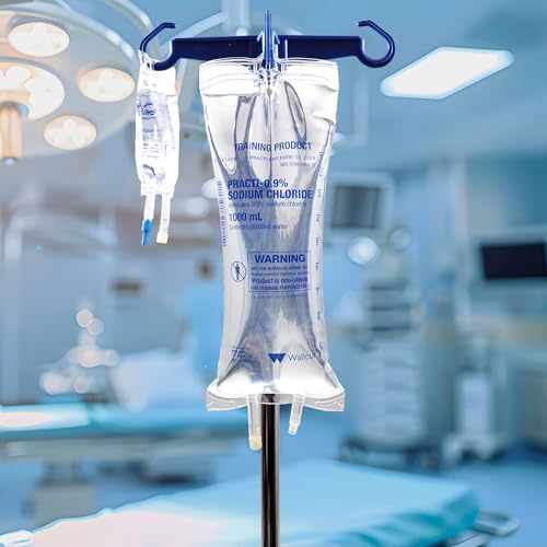Wallcur Practi-Cloruro de Sodio 0,9% 100mL (Bolsa de Infusión) 1 Bolsa - Producto de Simulación para Formación Médica