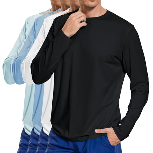 Men's UPF 50+ Quick Dry Long Sleeve Shirt Moisture Wicking