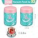 wiwens 12oz 2 Pack Insulated Food Jar Set for Kids Soup Thermo Hot Food Lunch Container Wide Mouth Leak Proof Stainless Steel Vacuum Bento Box for School Office Travel Outdoors